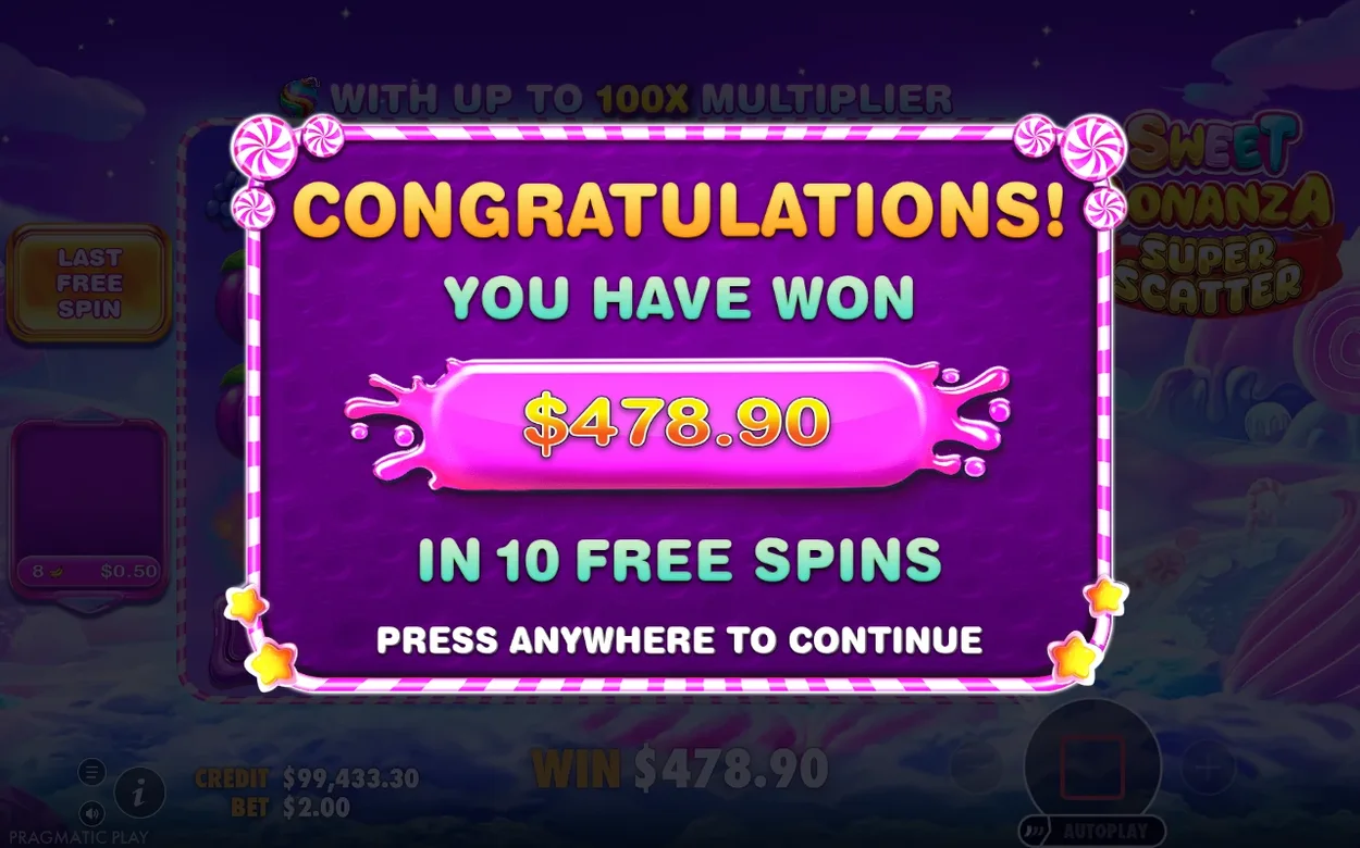 Sweet Bonanza Super Scatter